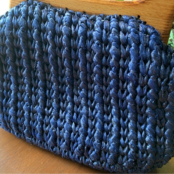 Vintage Japanese woven purse - Picture 2 of 16